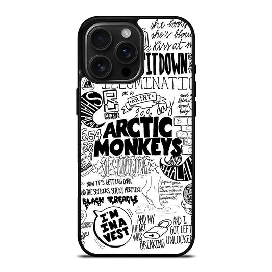 ARCTIC MONKEYS SONGS LYRIC iPhone 16 Pro Max Case Cover