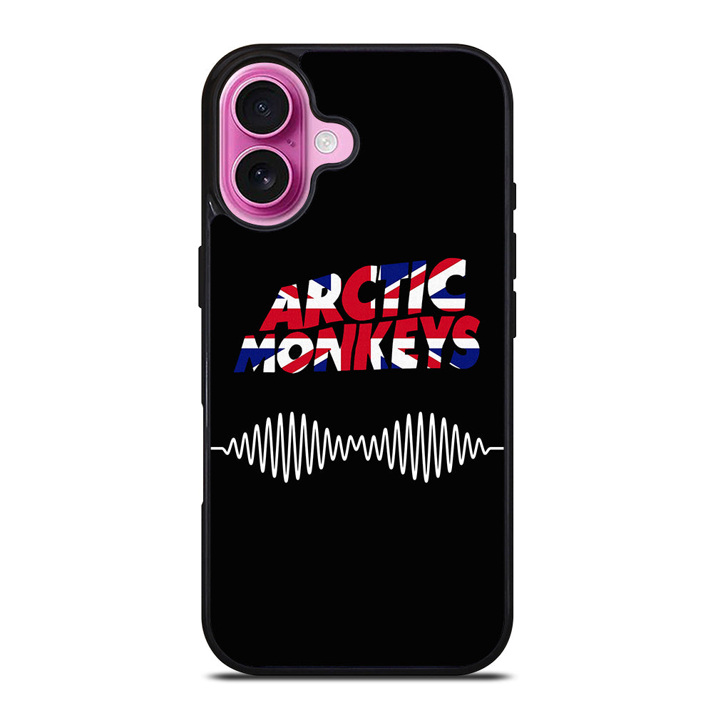 ARCTIC MONKEYS UNION JACK LOGO iPhone 16 Plus Case Cover