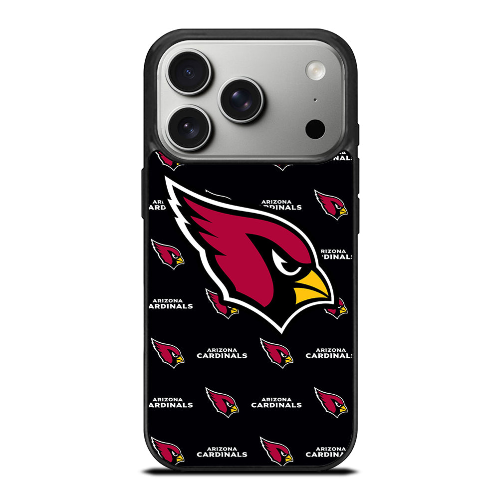 ARIZONA CARDINALS NFL PATTERN LOGO iPhone 17 Pro Case Cover