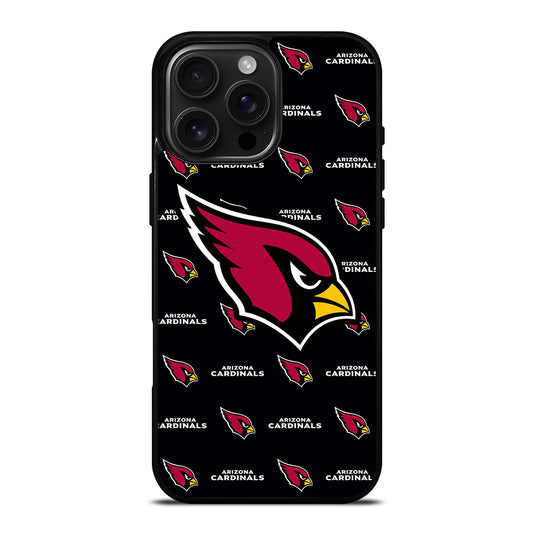 ARIZONA CARDINALS NFL PATTERN LOGO iPhone 16 Pro Max Case Cover