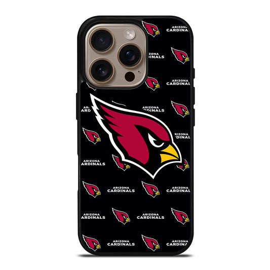 ARIZONA CARDINALS NFL PATTERN LOGO iPhone 16 Pro Case Cover