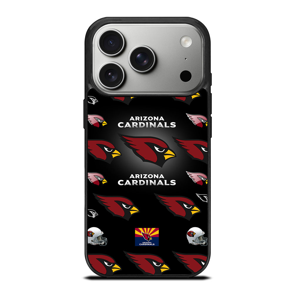 ARIZONA CARDINALS PATTERN LOGO iPhone 17 Pro Case Cover