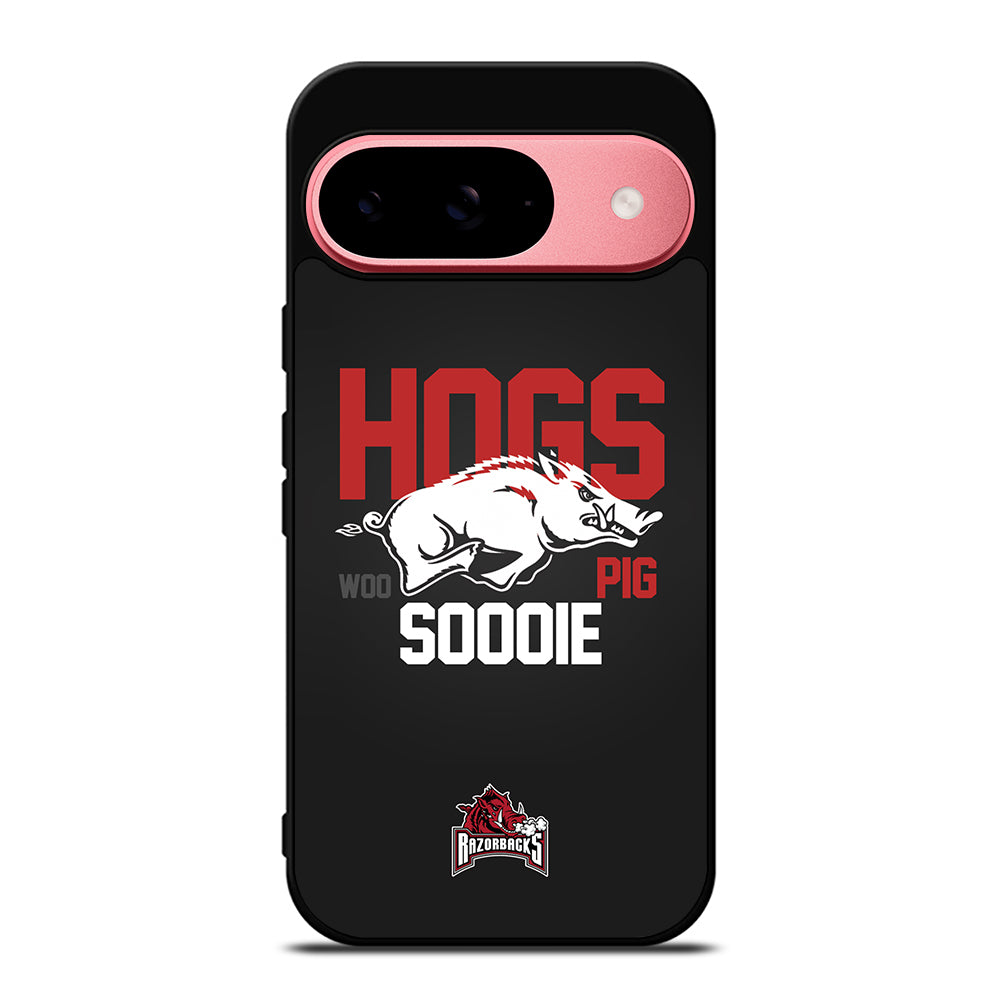 ARKANSAS RAZORBACKS HOGS WOO PIG SOODIE Google Pixel 9 Case Cover