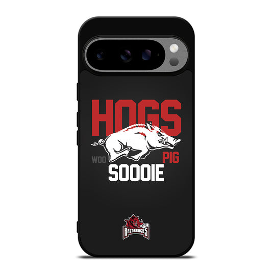 ARKANSAS RAZORBACKS HOGS WOO PIG SOODIE Google Pixel 9 Pro XL Case Cover