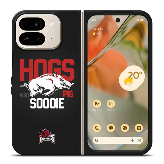 ARKANSAS RAZORBACKS HOGS WOO PIG SOODIE Google Pixel 9 Pro Fold Case Cover