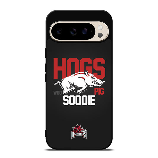 ARKANSAS RAZORBACKS HOGS WOO PIG SOODIE Google Pixel 9 Pro Case Cover