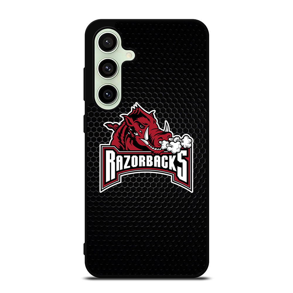 ARKANSAS RAZORBACKS METAL LOGO Samsung Galaxy S24 FE Case Cover