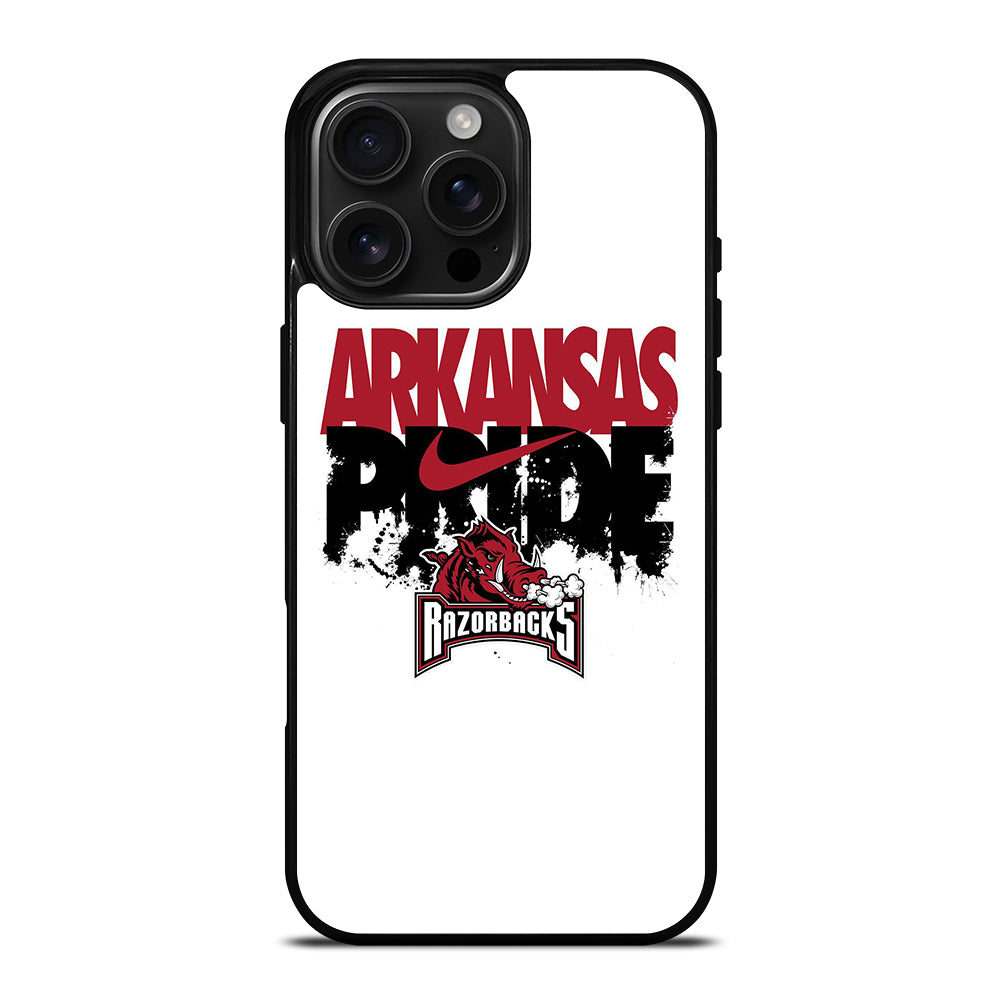 ARKANSAS RAZORBACKS PRIDE LOGO iPhone 16 Pro Max Case Cover