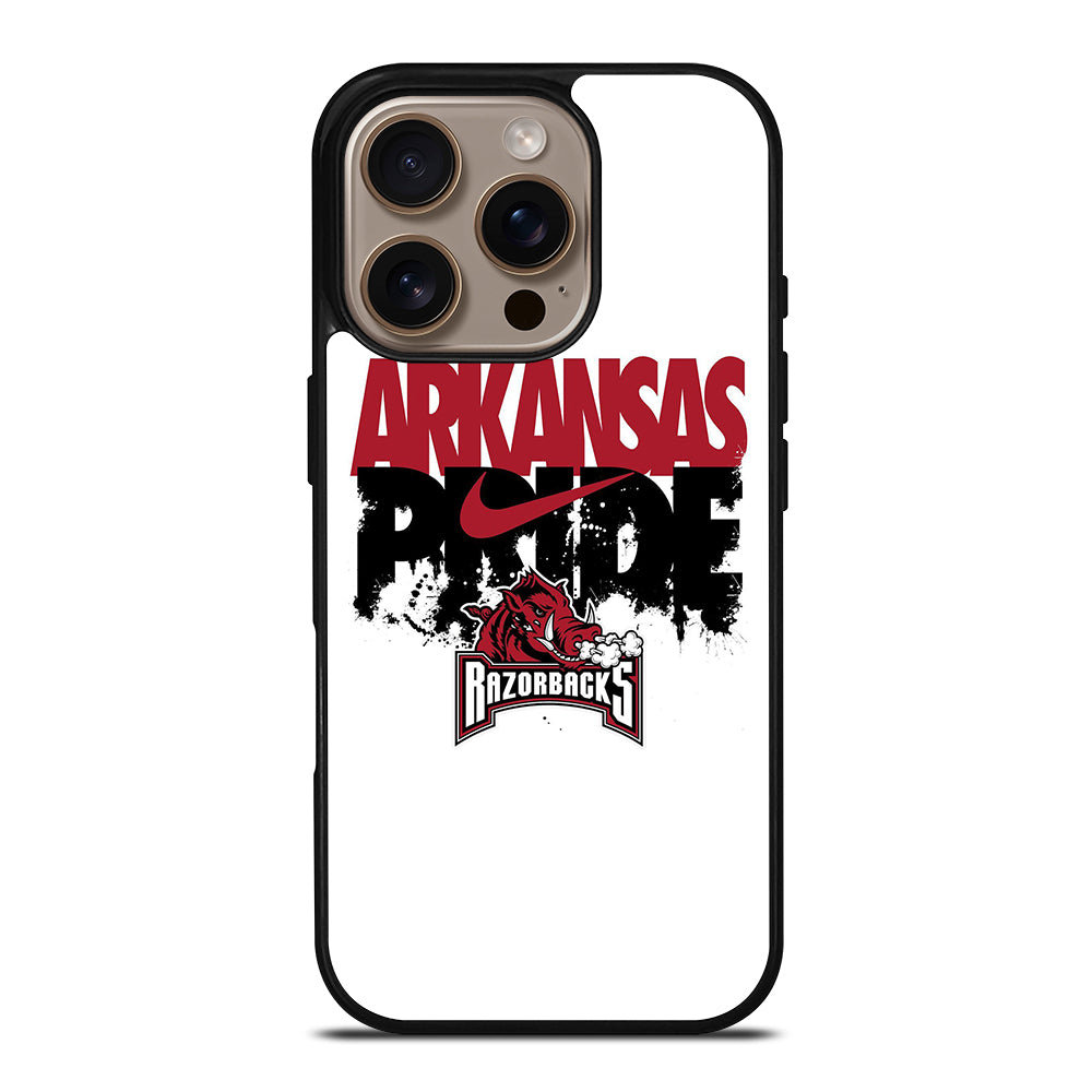 ARKANSAS RAZORBACKS PRIDE LOGO iPhone 16 Pro Case Cover