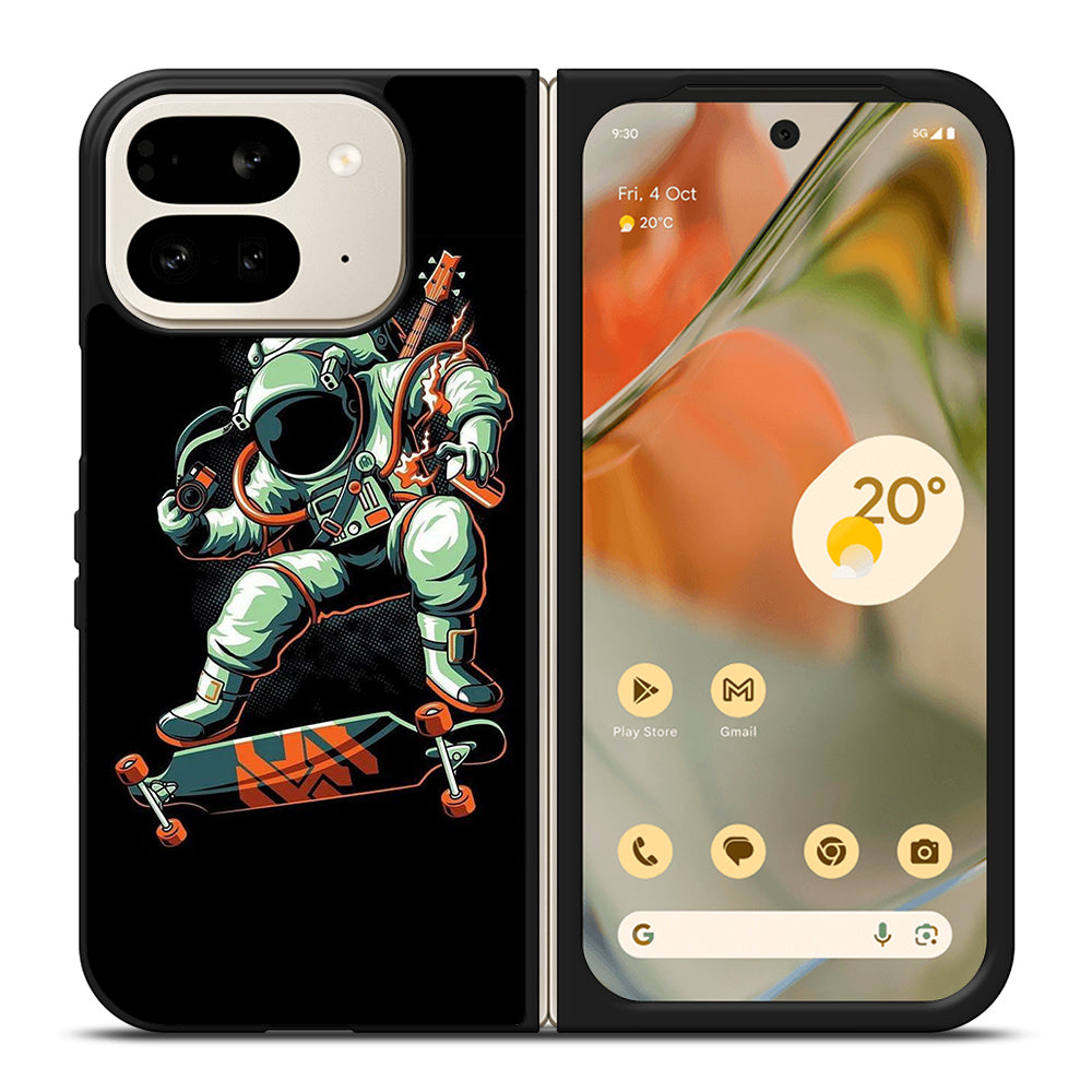 ASTRONAUT SKATEBOARDER CARTOON 1 Google Pixel 9 Pro Fold Case Cover