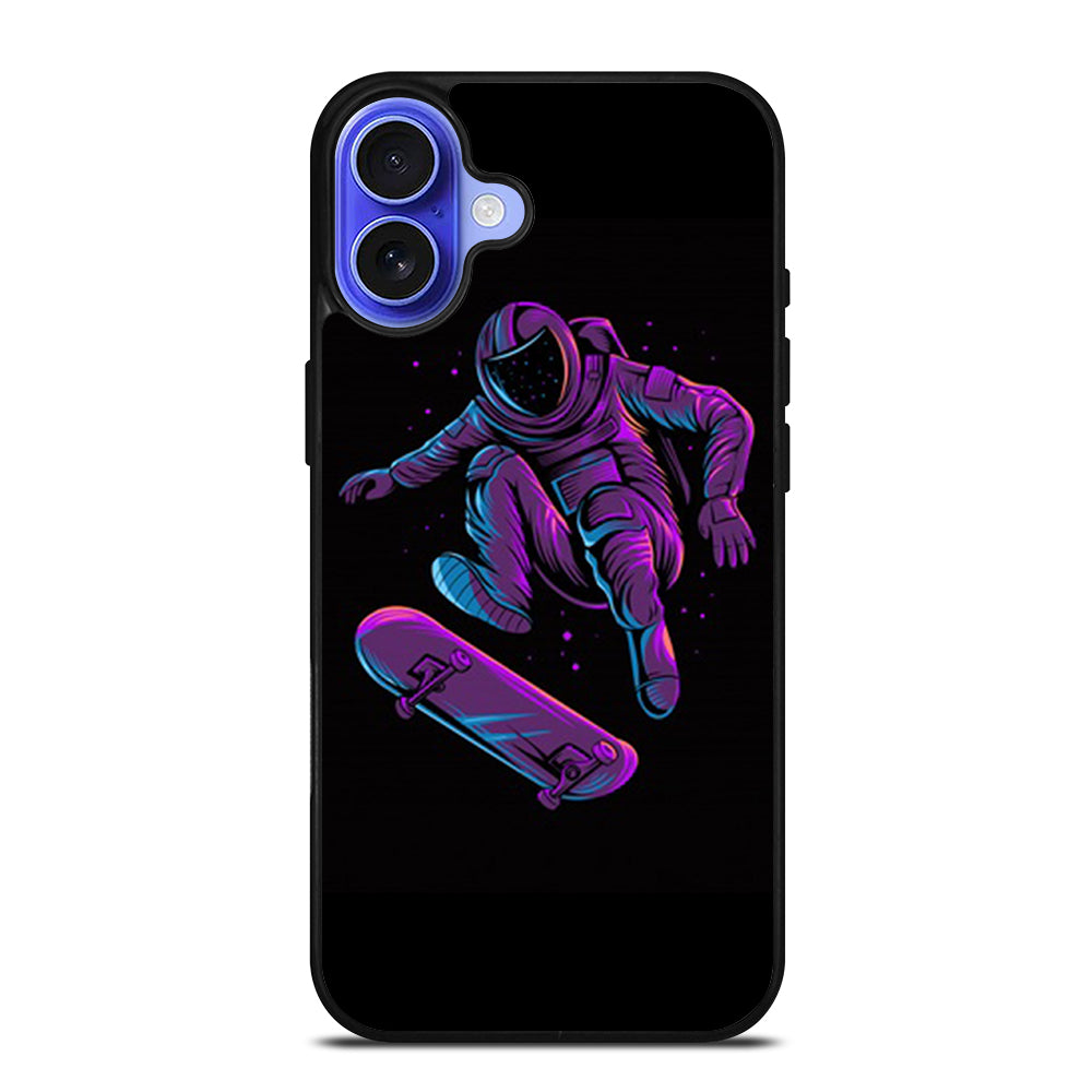 ASTRONAUT SKATEBOARDER CARTOON 2 iPhone 16 Case Cover