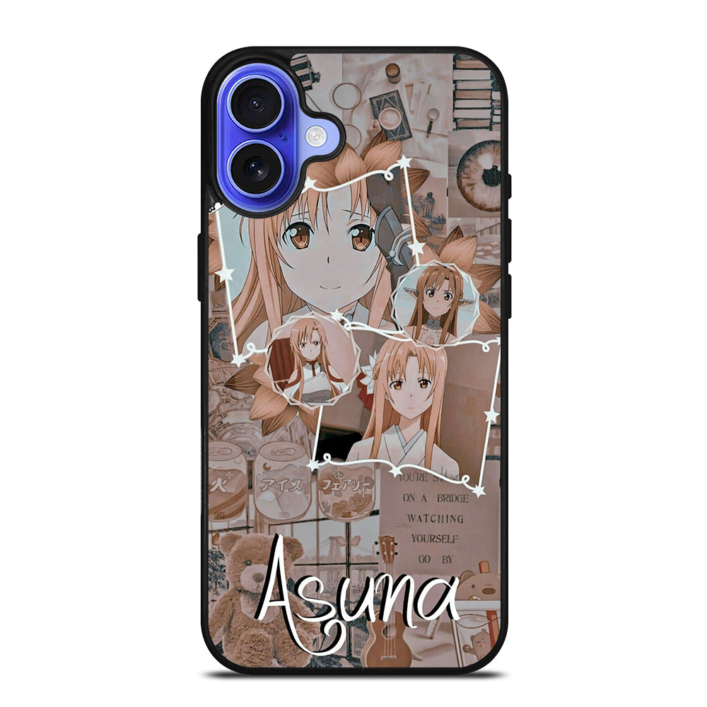 ASUNA YUUKI SWORD ART ONLINE COLLAGE iPhone 16 Case Cover