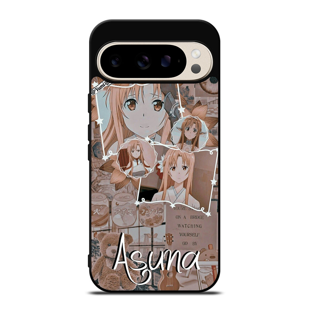 ASUNA YUUKI SWORD ART ONLINE COLLAGE Google Pixel 9 Pro Case Cover