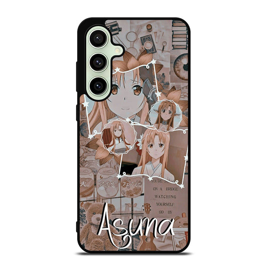 ASUNA YUUKI SWORD ART ONLINE COLLAGE Samsung Galaxy S24 FE Case Cover