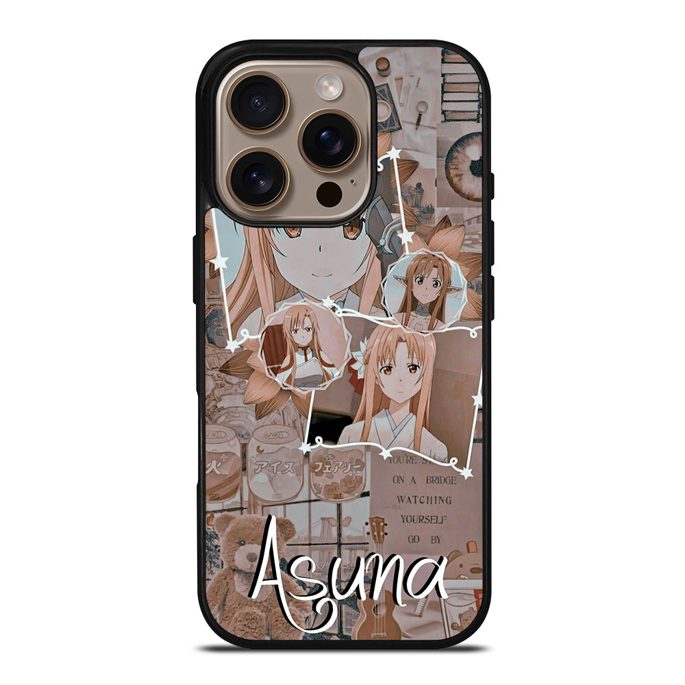 ASUNA YUUKI SWORD ART ONLINE COLLAGE iPhone 16 Pro Case Cover