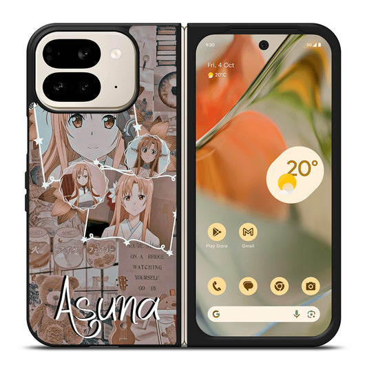 ASUNA YUUKI SWORD ART ONLINE COLLAGE Google Pixel 9 Pro Fold Case Cover