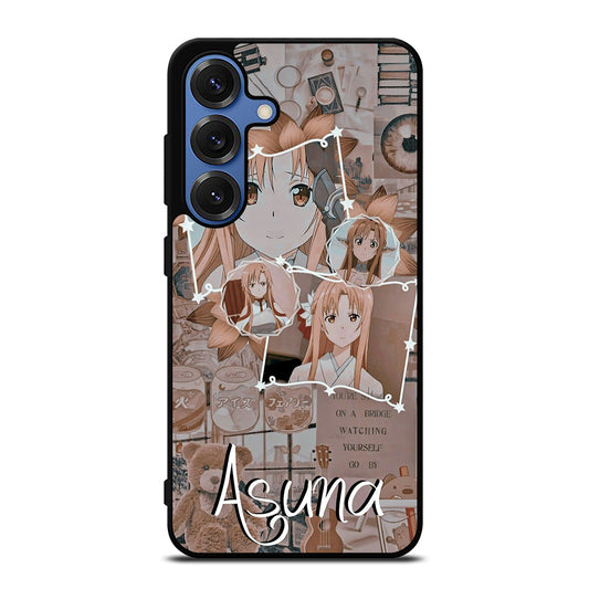 ASUNA YUUKI SWORD ART ONLINE COLLAGE Samsung Galaxy S25 Case Cover