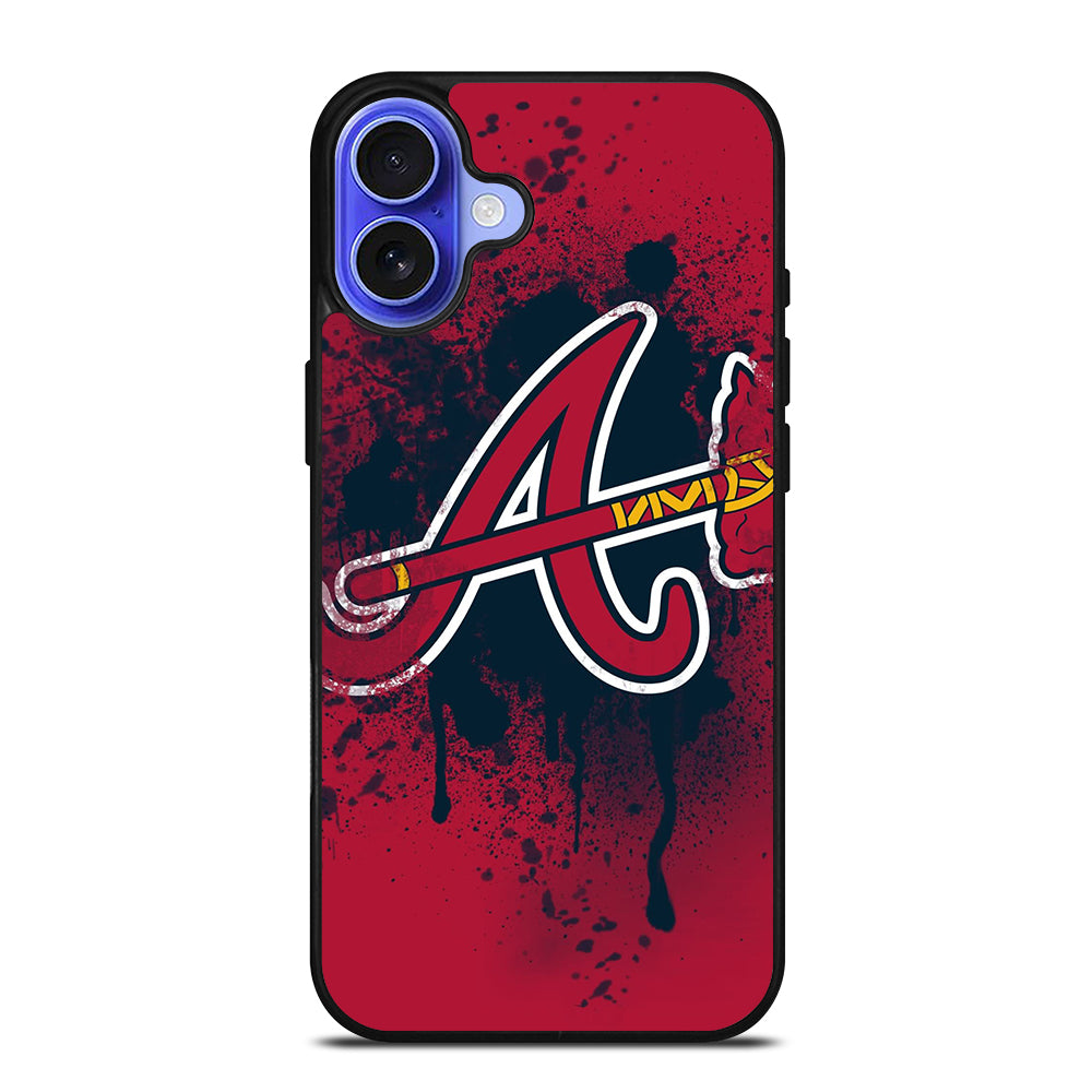 ATLANTA BRAVES ART LOGO iPhone 16 Case Cover