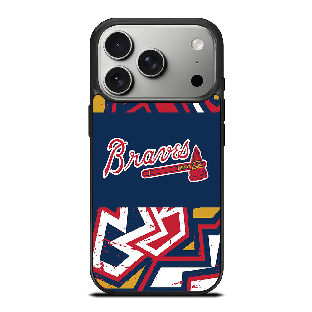 ATLANTA BRAVES ART LOGO 2 iPhone 17 Pro Case Cover