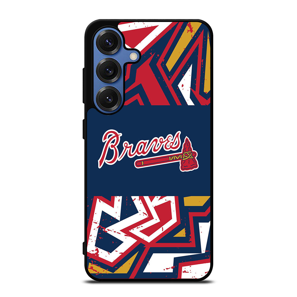 ATLANTA BRAVES ART LOGO 2 Samsung Galaxy S25 Case Cover