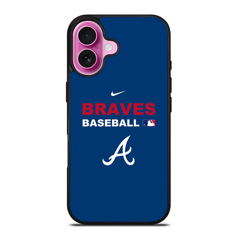 ATLANTA BRAVES BASEBALL LOGO iPhone 16 Plus Case Cover