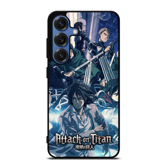 ATTACK ON TITAN ANIME CHARACTER Samsung Galaxy S25 Case Cover