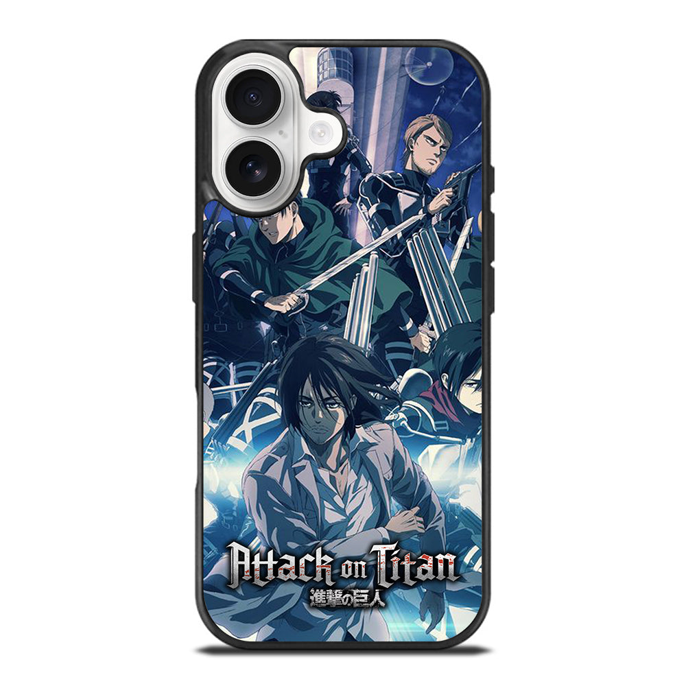 ATTACK ON TITAN ANIME CHARACTER iPhone 17 Case Cover