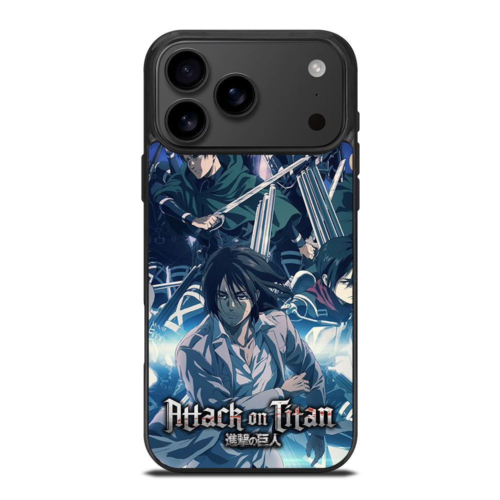 ATTACK ON TITAN ANIME CHARACTER iPhone 17 Pro Max Case Cover