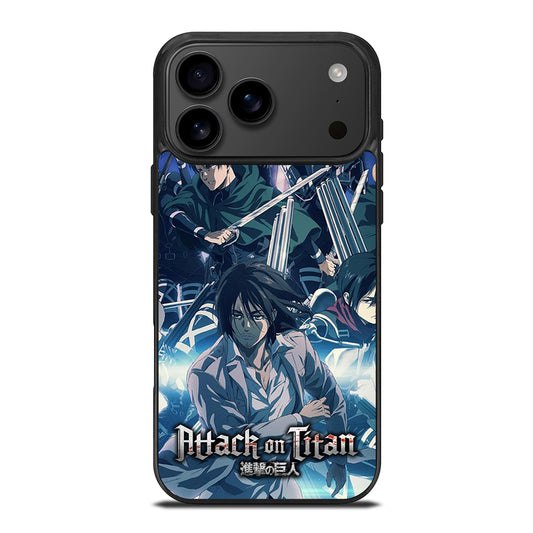 ATTACK ON TITAN ANIME CHARACTER iPhone 17 Pro Max Case Cover