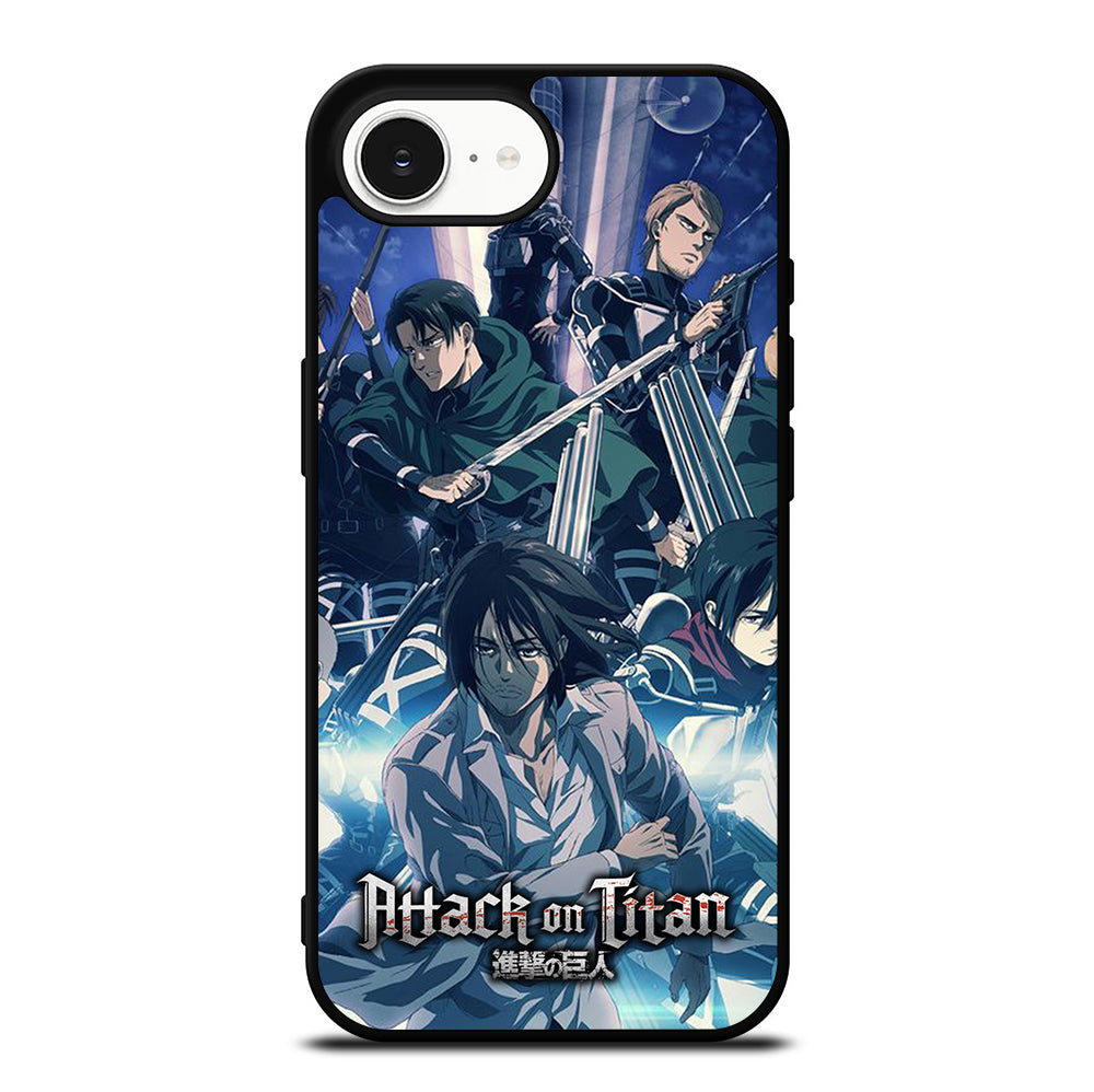 ATTACK ON TITAN ANIME CHARACTER iPhone 16e Case Cover
