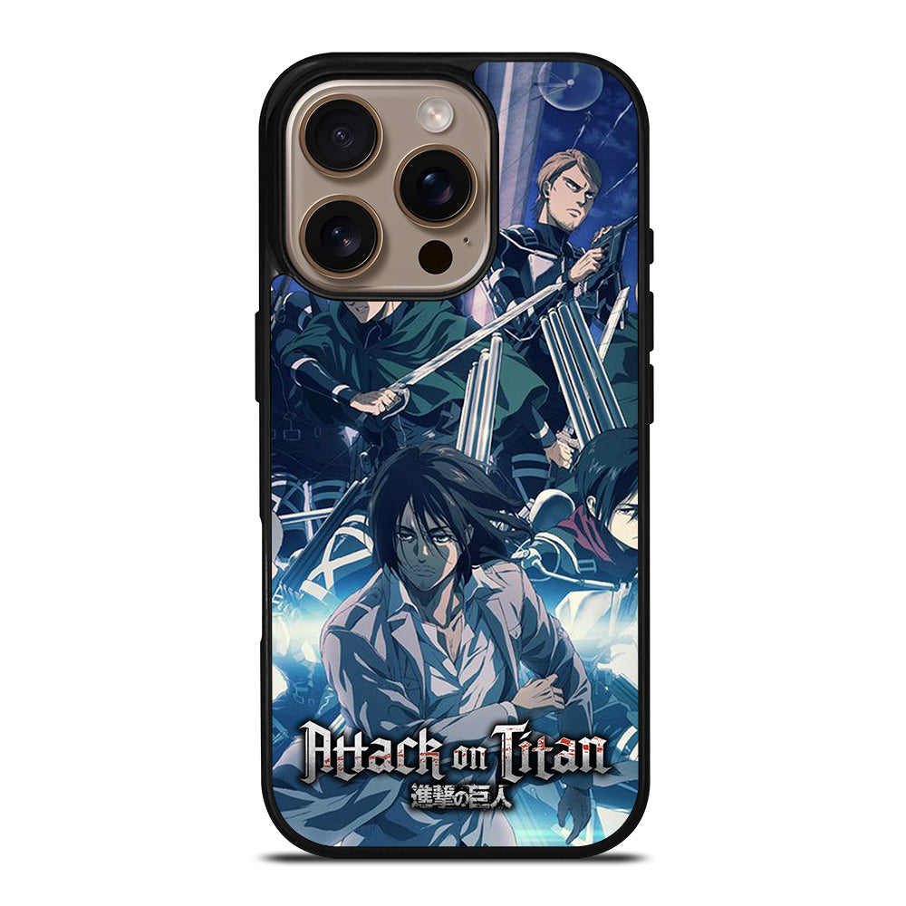 ATTACK ON TITAN ANIME CHARACTER iPhone 16 Pro Case Cover