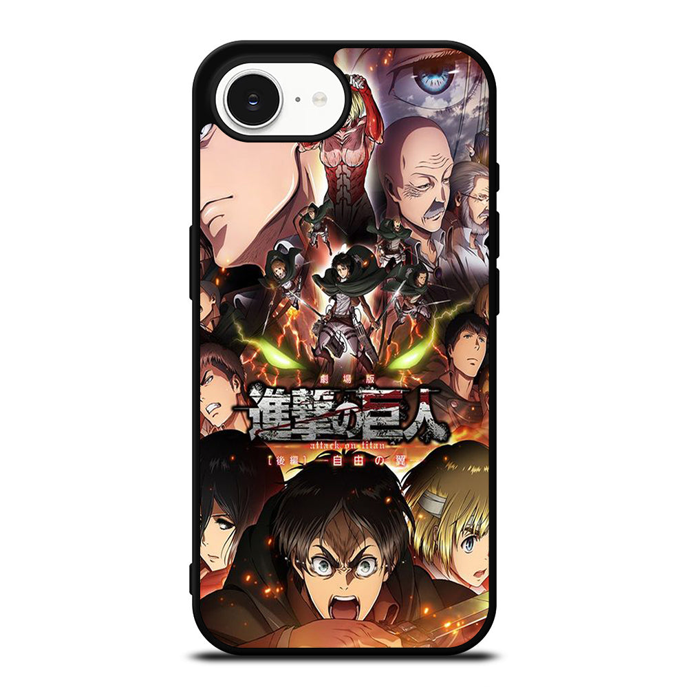 ATTACK ON TITAN CHARACTER ANIME iPhone 16e Case Cover