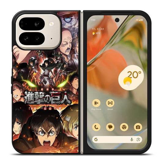 ATTACK ON TITAN CHARACTER ANIME Google Pixel 9 Pro Fold Case Cover