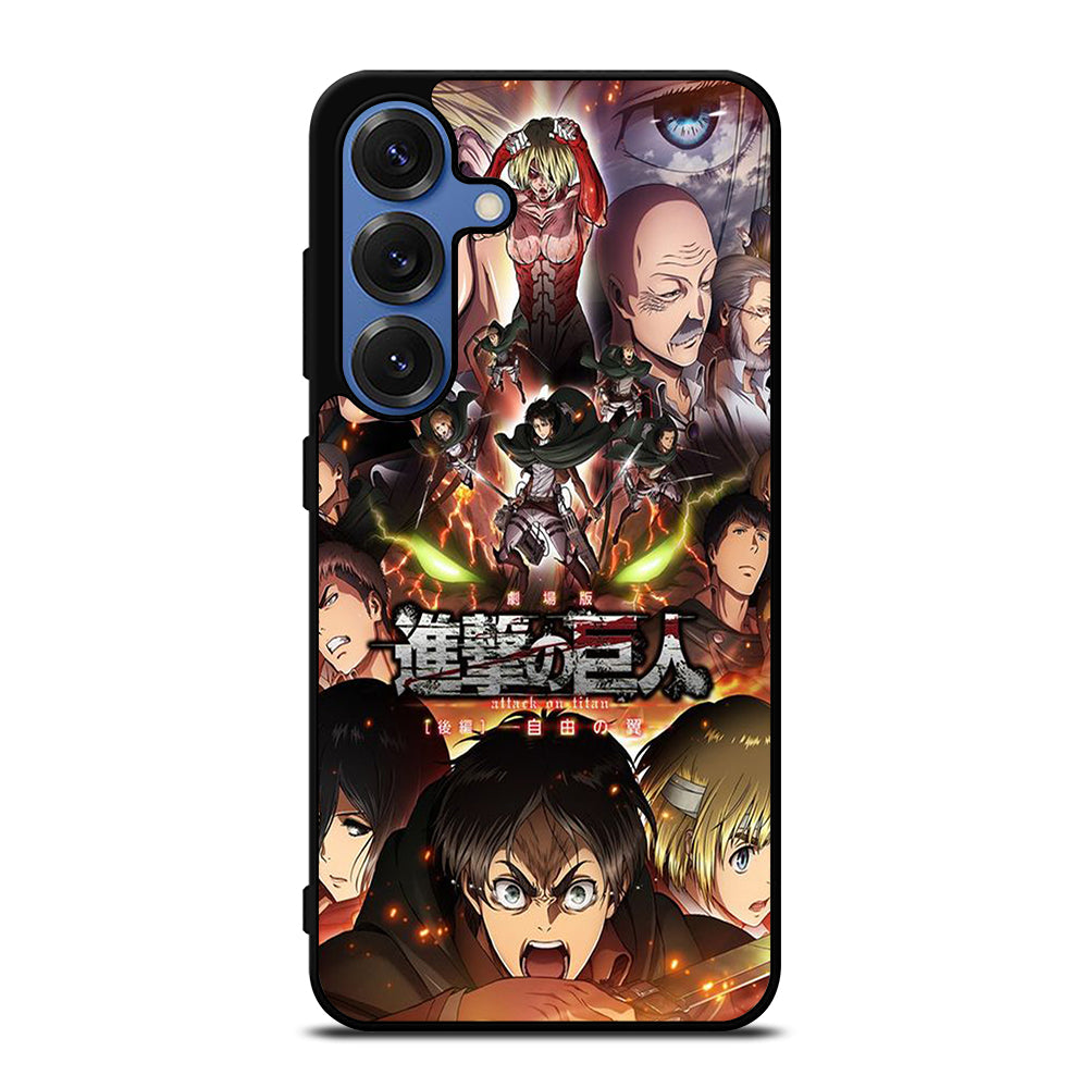 ATTACK ON TITAN CHARACTER ANIME Samsung Galaxy S25 Case Cover