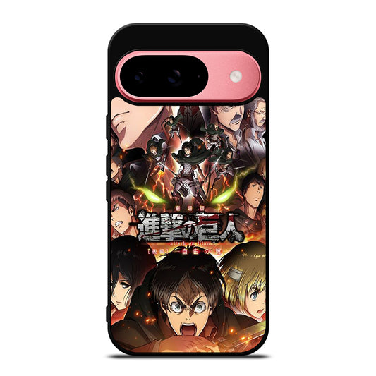 ATTACK ON TITAN CHARACTER ANIME Google Pixel 9 Case Cover