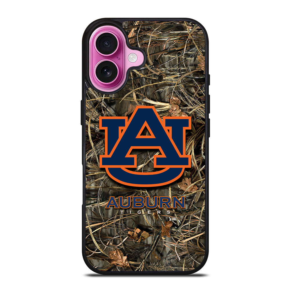 AUBURN TIGERS CAMO LOGO iPhone 16 Plus Case Cover