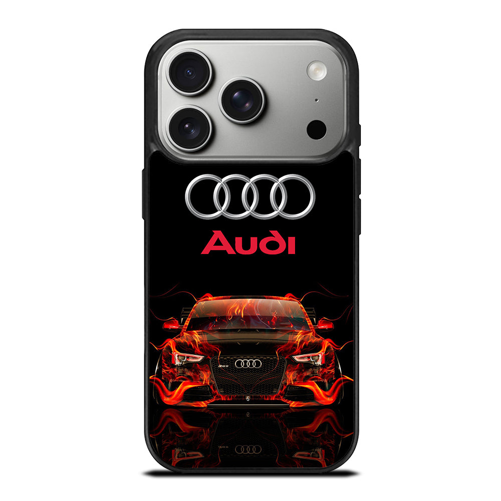 AUDI CAR FLAME LOGO iPhone 17 Pro Case Cover