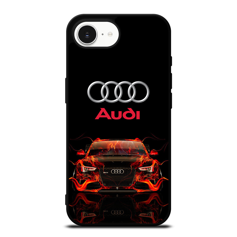 AUDI CAR FLAME LOGO iPhone 16e Case Cover