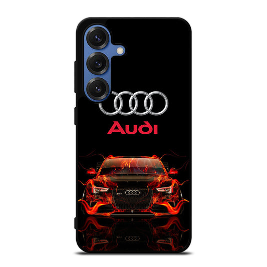 AUDI CAR FLAME LOGO Samsung Galaxy S25 Case Cover