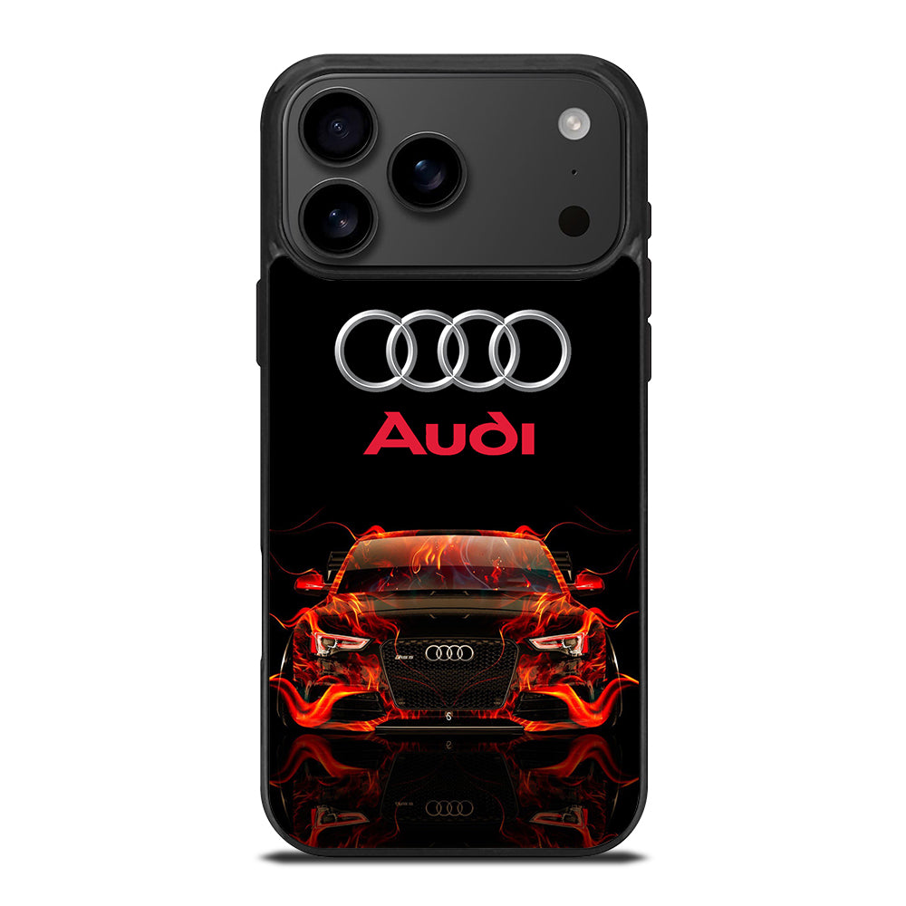AUDI CAR FLAME LOGO iPhone 17 Pro Max Case Cover