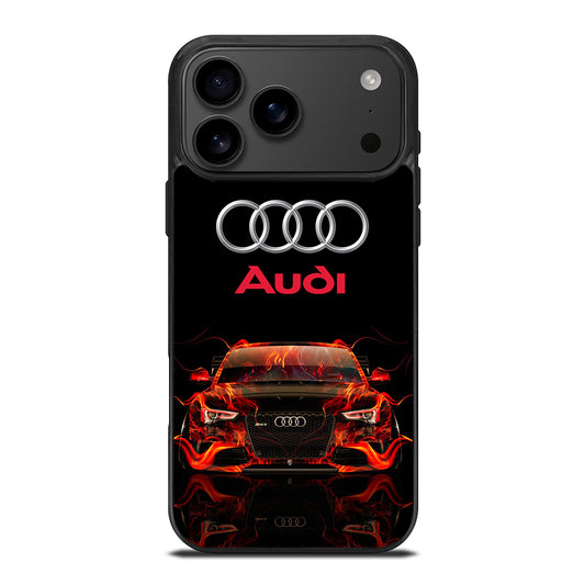 AUDI CAR FLAME LOGO iPhone 17 Pro Max Case Cover