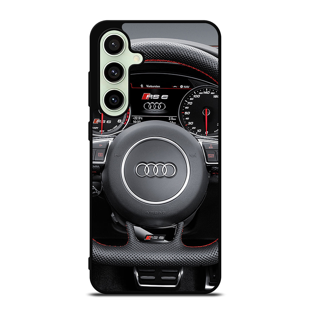 AUDI CAR STEERING WHEEL Samsung Galaxy S24 FE Case Cover