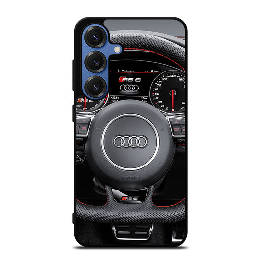 AUDI CAR STEERING WHEEL Samsung Galaxy S25 Case Cover