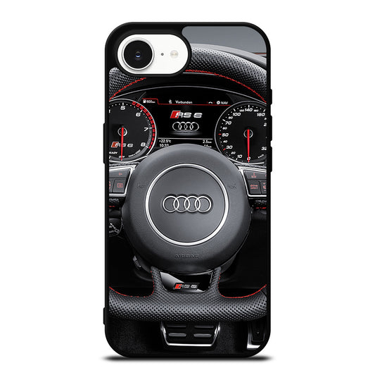 AUDI CAR STEERING WHEEL iPhone 16e Case Cover