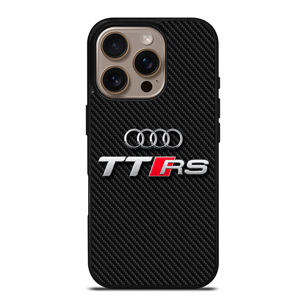 AUDI TTRS CARBON LOGO iPhone 16 Pro Case Cover