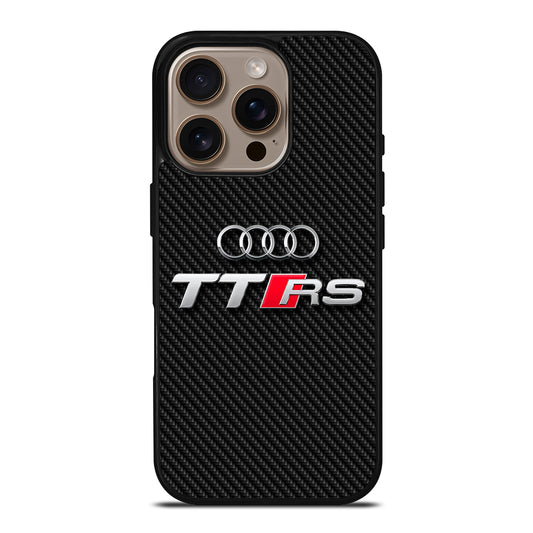 AUDI TTRS CARBON LOGO iPhone 16 Pro Case Cover