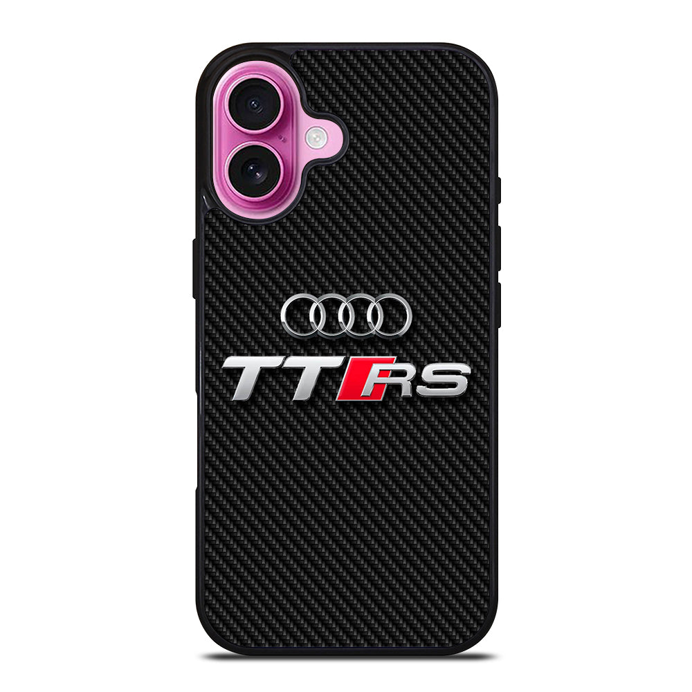AUDI TTRS CARBON LOGO iPhone 16 Plus Case Cover