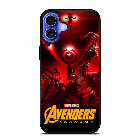 AVENGERS ENDGAME SUPERHERO iPhone 16 Case Cover