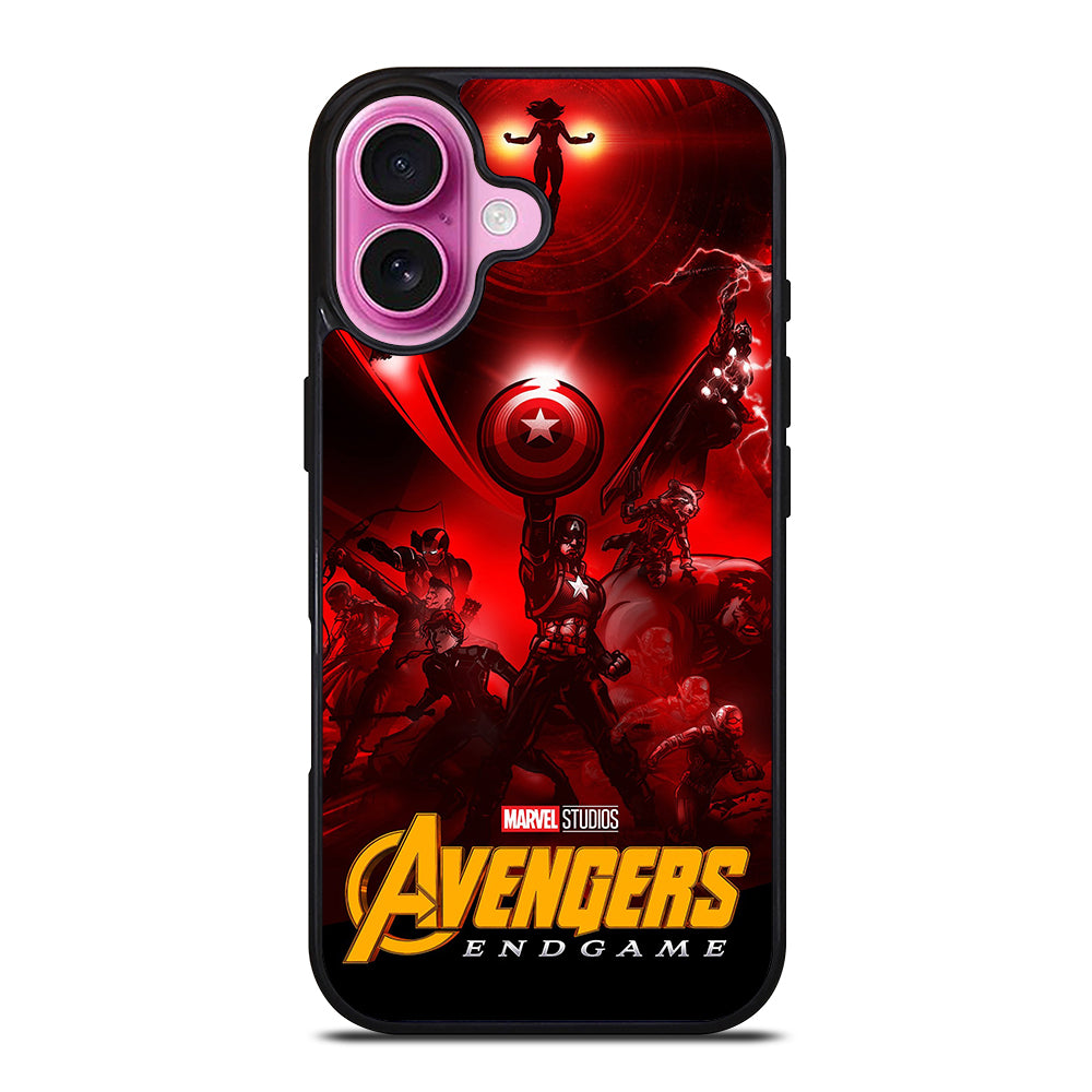 AVENGERS ENDGAME SUPERHERO iPhone 16 Plus Case Cover