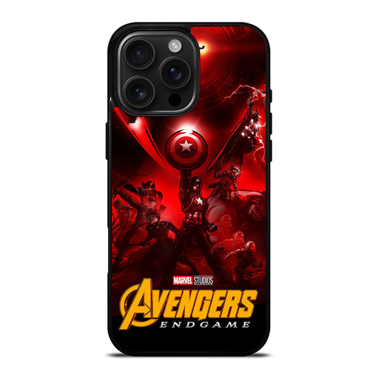 AVENGERS ENDGAME SUPERHERO iPhone 16 Pro Max Case Cover